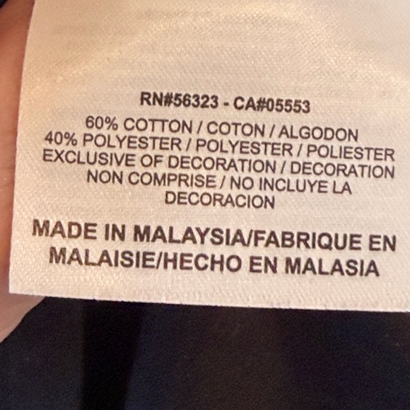 Nike Women's Black V-Neck Dri-FIT Tee - Picture 4 of 6